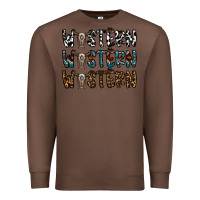 Chestnut western western western Premium Sweatshirt - CowhideDigitalArt