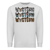 Dove Grey western western western Premium Sweatshirt - CowhideDigitalArt