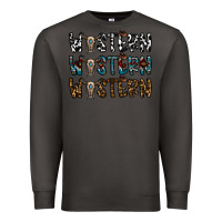 Smoke western western western Premium Sweatshirt - CowhideDigitalArt