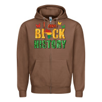 Chestnut i am black history juneteenth Zipper Hoodie - texasbilliewilder