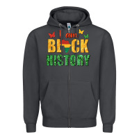 Smoke i am black history juneteenth Zipper Hoodie - texasbilliewilder