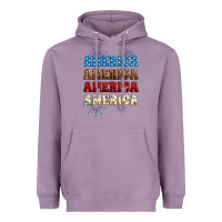 Lavender Western America Heavyweight Hoodie - Neo Western