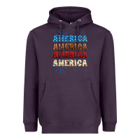 Plum Western America Heavyweight Hoodie - Neo Western