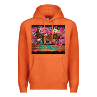 Carrot be mine valentine's day cow Premium Hoodie - Jasminsmagicworld