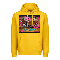 Lemon be mine valentine's day cow Premium Hoodie - Jasminsmagicworld