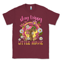 Burgundy stay trippy little hippie tbw Classic Tee - texasbilliewilder
