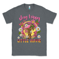 Charcoal Heather stay trippy little hippie tbw Classic Tee - texasbilliewilder