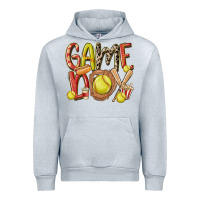 Heather Grey game day softball Urban Hoodie - MaliasSmallBusiness