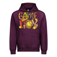 Mauve Wine game day softball Urban Hoodie - MaliasSmallBusiness