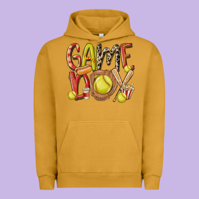 Game Day Softball Urban Hoodie Designed By Maliassmallbusiness