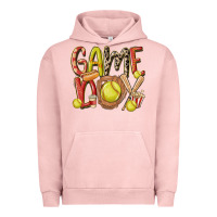 Pigment Salmon game day softball Urban Hoodie - MaliasSmallBusiness