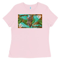 Bubblegum Pink koala cup Ladies Tee - BarkalooDesign