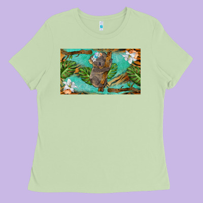 Koala Cup Ladies Tee Designed By Barkaloodesign