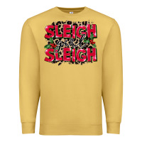 Antique Gold Sleigh Girl Sleigh Premium Sweatshirt - FaDigitalArtStudio