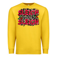 Lemon Sleigh Girl Sleigh Premium Sweatshirt - FaDigitalArtStudio