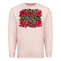 Pale Pink Sleigh Girl Sleigh Premium Sweatshirt - FaDigitalArtStudio
