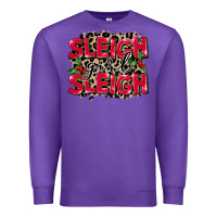 Purple Sleigh Girl Sleigh Premium Sweatshirt - FaDigitalArtStudio