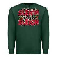 Sports Green Sleigh Girl Sleigh Premium Sweatshirt - FaDigitalArtStudio