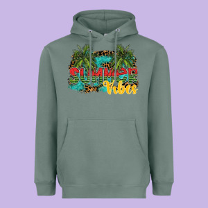 Summer Vibes Heavyweight Hoodie Designed By Sublimationcraftshop