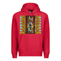 Cardinal Western Hampshire Sheep Mom Premium Hoodie - LillyAllenDesigns