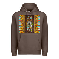 Coffee Western Hampshire Sheep Mom Premium Hoodie - LillyAllenDesigns