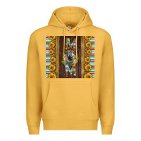 Mustard Western Hampshire Sheep Mom Premium Hoodie - LillyAllenDesigns