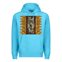 Ocean Blue Western Hampshire Sheep Mom Premium Hoodie - LillyAllenDesigns