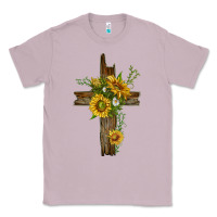Lilac sunflower cross Classic Tee - texasbilliewilder