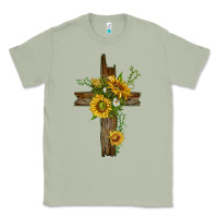 Matcha sunflower cross Classic Tee - texasbilliewilder