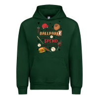 Forest Green at the ballpark is where i spend most of my day Urban Hoodie - MaliasSmallBusiness