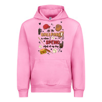 Fuchsia Pink at the ballpark is where i spend most of my day Urban Hoodie - MaliasSmallBusiness