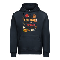 Navy at the ballpark is where i spend most of my day Urban Hoodie - MaliasSmallBusiness