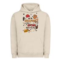 Pigment French Oak at the ballpark is where i spend most of my day Urban Hoodie - MaliasSmallBusiness