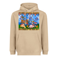 Mushroom America farm animals truck 20oz skinny tumbler Heavyweight Hoodie - Neo Western