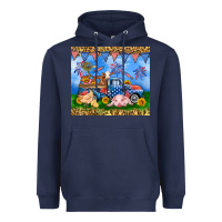 Navy America farm animals truck 20oz skinny tumbler Heavyweight Hoodie - Neo Western