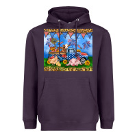 Plum America farm animals truck 20oz skinny tumbler Heavyweight Hoodie - Neo Western