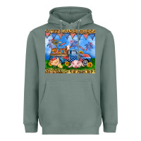 Sage America farm animals truck 20oz skinny tumbler Heavyweight Hoodie - Neo Western