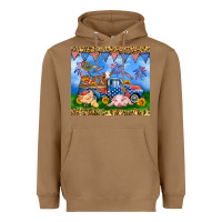 Toasted Coconut America farm animals truck 20oz skinny tumbler Heavyweight Hoodie - Neo Western