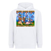 White America farm animals truck 20oz skinny tumbler Heavyweight Hoodie - Neo Western