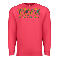 Cardinal sunflowers and turquoise 16oz libbey glass Premium Sweatshirt - HRA Design Shop