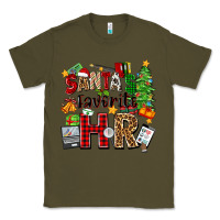 Army Green santa's favorite hr Classic Tee - Zillion Design Studio