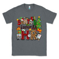Charcoal Heather santa's favorite hr Classic Tee - Zillion Design Studio