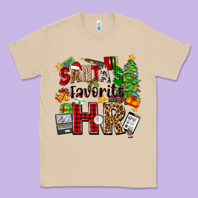 Santa's Favorite Hr Classic Tee Designed By Zillion Design Studio