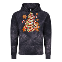 Cloud Black christmas tree cake and cookies ado Vintage Hoodie - AdoDesignShop