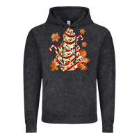 Vintage Black christmas tree cake and cookies ado Vintage Hoodie - AdoDesignShop