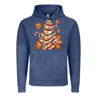 Vintage Denim christmas tree cake and cookies ado Vintage Hoodie - AdoDesignShop