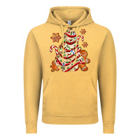 Vintage Mustard christmas tree cake and cookies ado Vintage Hoodie - AdoDesignShop