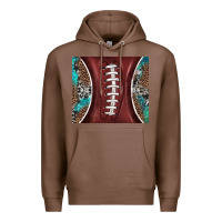 Chestnut western pattern and american football Premium Hoodie - BarkalooDesign