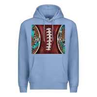 Colony Blue western pattern and american football Premium Hoodie - BarkalooDesign
