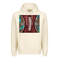 Sandshell western pattern and american football Premium Hoodie - BarkalooDesign
